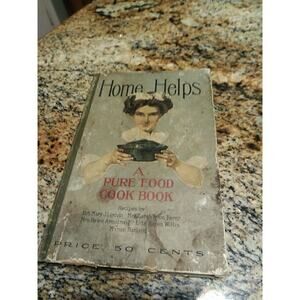 1910 Advertising Book Cottolene Shortening Home Helps Cookbook Recipes HB